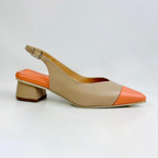 ARALY - CALZADO CACHATINA - ESTILETO MUJER - CUERO CAPUCHINO X PERA - TACON 3.5 (5.5 CM)