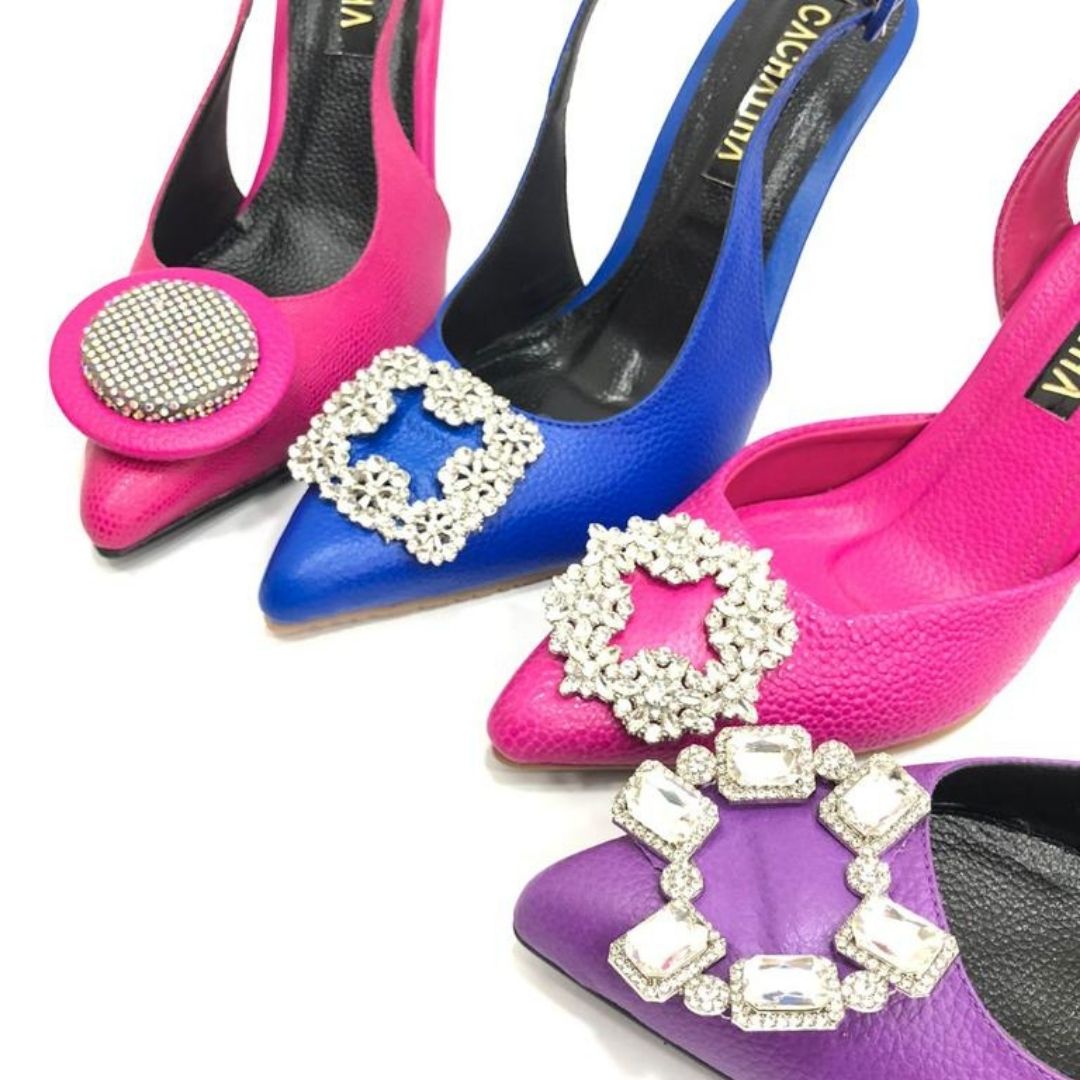 TACÒN - AMARILIS - 8.5 - CUERO FUCSIA - CALZADO CACHATINA