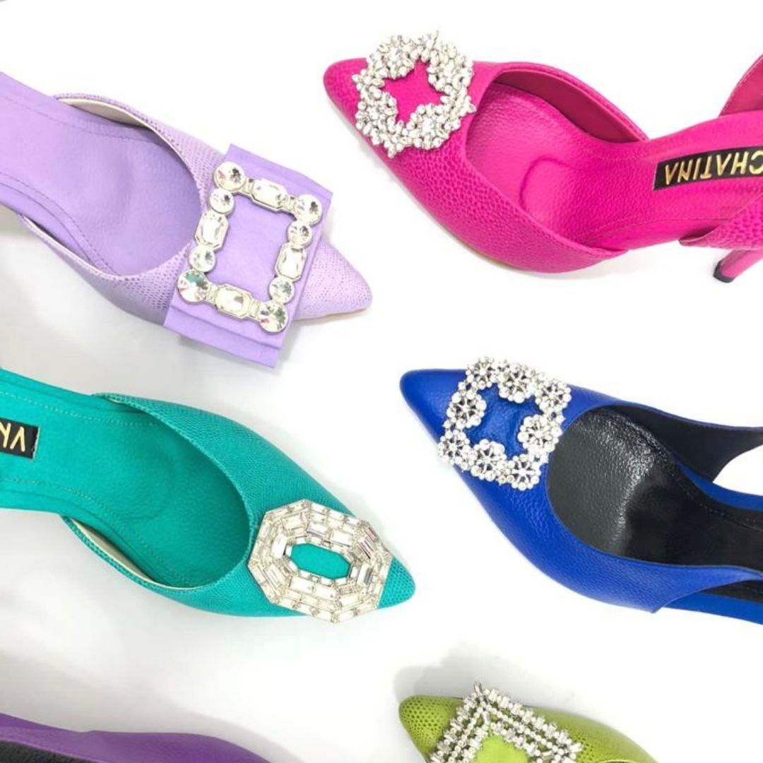 TACÒN - AMARILIS - 8.5 - CUERO FUCSIA - CALZADO CACHATINA