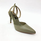 TACÒN - ANDROMEDA - 8.5 - CUERO VERDE SABILA - CALZADO CACHATINA