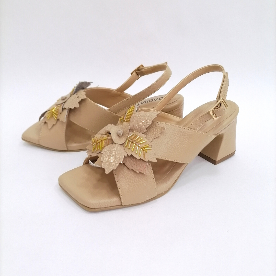 CALZADO CACHATINA - TACON MUJER - ANGY - CUERO FRAPE - ALTURA 5.5 (7.5 CM)