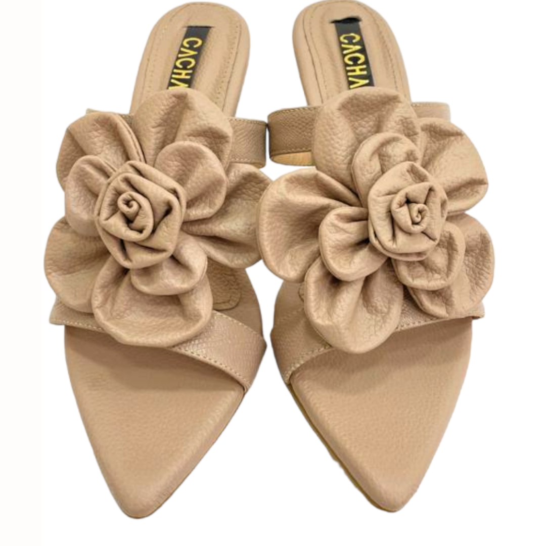 TACÒN - ASAKA - 5.5 - CUERO TAUPE - CALZADO CACHATINA