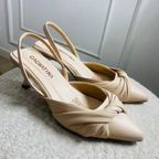 ATRIA - CALZADO CACHATINA - ESTILETO MUJER - CUERO CONFECCION NUDE - TACON 5.5 (7 CM)
