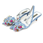 BANDY - CALZADO CACHATINA - ESTILETO MUJER - DENIM NEUTRO - TACON 5.5 (8 CM)