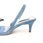 BANDY - CALZADO CACHATINA - ESTILETO MUJER - DENIM NEUTRO - TACON 5.5 (8 CM)