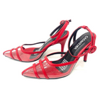 BRAIS - CALZADO CACHATINA - ESTILETO MUJER - CUERO ROJO - TACON 8.5 (11 CM)
