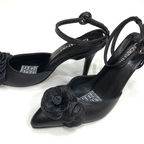 BRIANA - CALZADO CACHATINA - ESTILETO MUJER - CUERO NEGRO - TACON 7.5 (10 CM)
