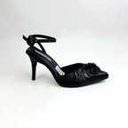 BRIANA - CALZADO CACHATINA - ESTILETO MUJER - CUERO NEGRO - TACON 7.5 (10 CM)