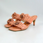 CALZADO CACHATINA - TACON MUJER - CLEO - CUERO DURAZNO - ALTURA 5.5 (8 CM)