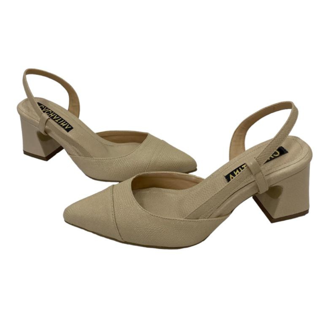 TACÒN - CLERI - 5.5 - CUERO TAUPE - CALZADO CACHATINA