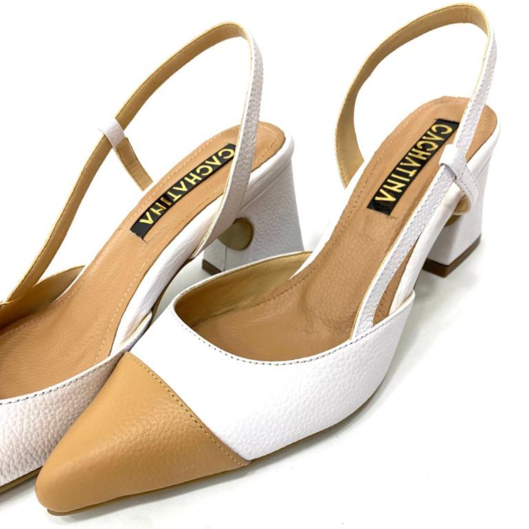 TACÒN - CLERI - 5.5 - CUERO BLANCO X AREQUIPE - CALZADO CACHATINA
