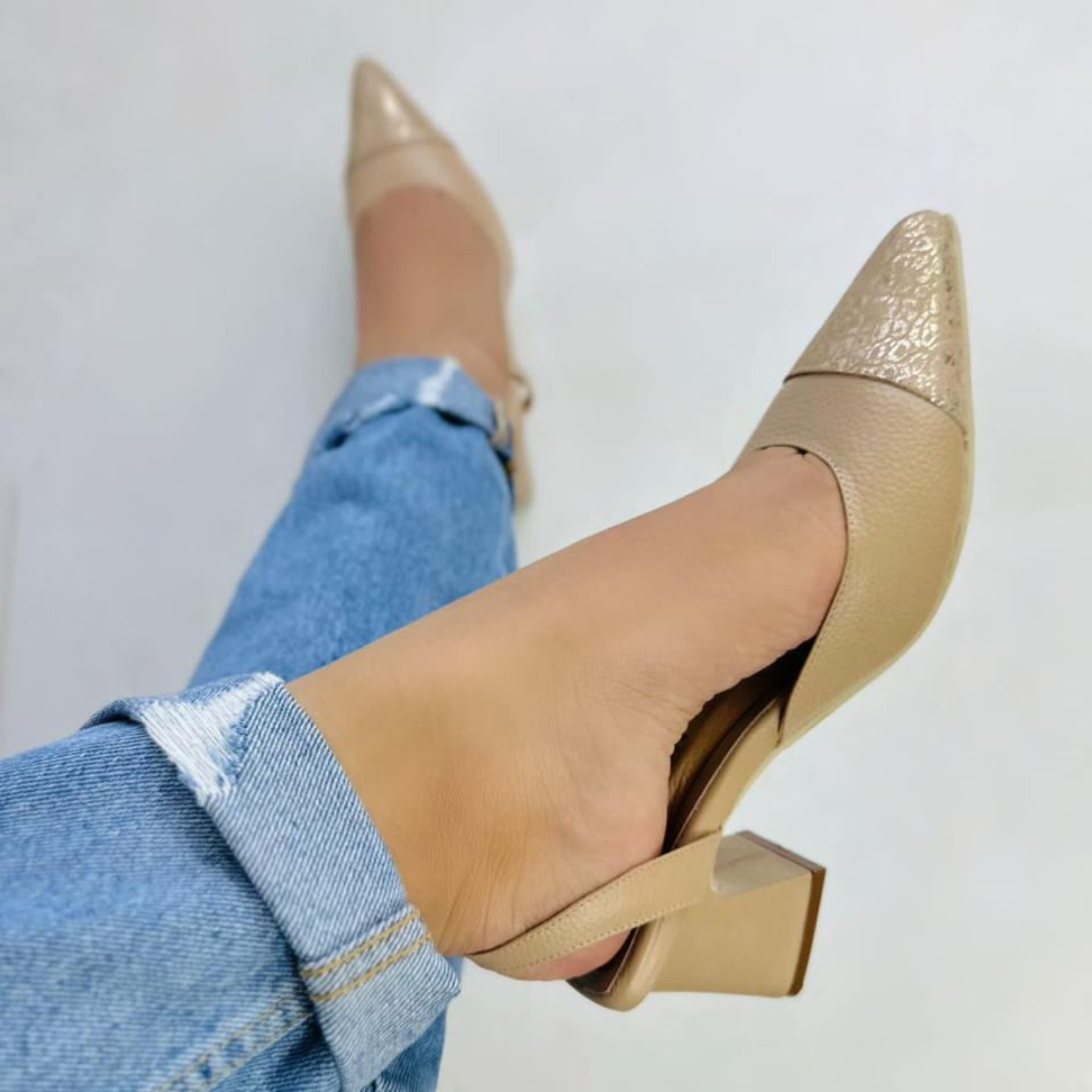 CLERI - CALZADO CACHATINA - ESTILETO MUJER - CUERO FRAPE X ANTHAVES FEAR LESS - TACON 5.5 (7.5 CM)