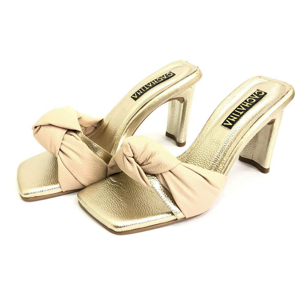 TACON - CLOUD - 7.5 - CUERO DORADO X TAUPE - CALZADO CACHATINA