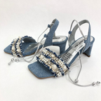 CALZADO CACHATINA - TACON MUJER - DRYSELY - DENIM CLARO - ALTURA 5.5 (7.5 CM)