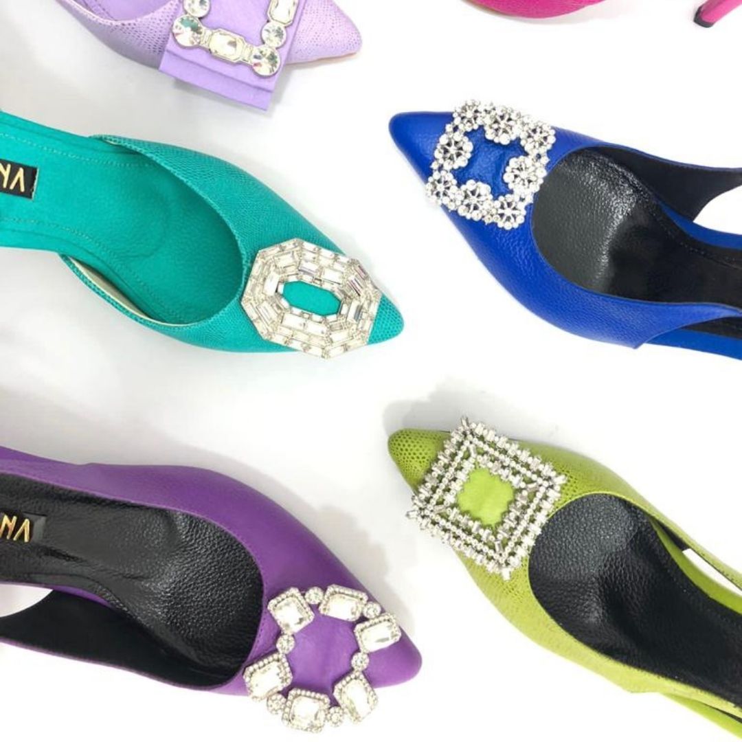 TACÒN - FAUX - 3.5 - CUERO MORADO - CALZADO CACHATINA