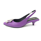 TACÒN - FAUX - 3.5 - CUERO MORADO - CALZADO CACHATINA