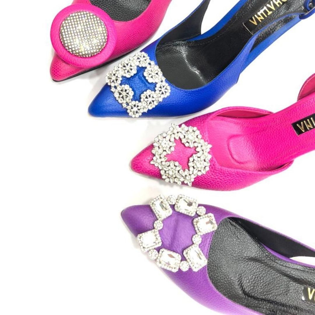 TACÒN - FAUX - 3.5 - CUERO MORADO - CALZADO CACHATINA