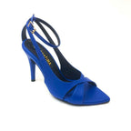 TACÒN - FAUXETY - 8.5 - CUERO AZUL PRINCESA - CALZADO CACHATINA