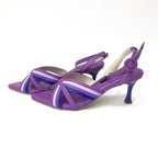 TACÒN - HELIDA - 5.5 - CUERO MORADO - CALZADO CACHATINA