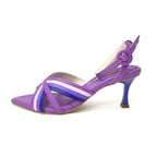 TACÒN - HELIDA - 5.5 - CUERO MORADO - CALZADO CACHATINA