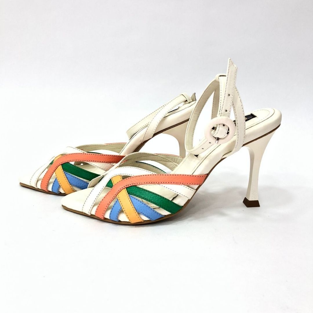 TACÒN - HERSILIA - 7.5 - CUERO TALCO X COLORES - CALZADO CACHATINA