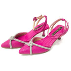 TACÒN - HUMANSY - 5.5 - CUERO FUCSIA - CALZADO CACHATINA