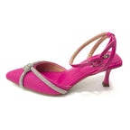 TACÒN - HUMANSY - 5.5 - CUERO FUCSIA - CALZADO CACHATINA