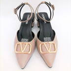 IDRIS - CALZADO CACHATINA - ESTILETO MUJER - CUERO TAUPE X NEGRO - TACON 3.5 (5.5 CM)