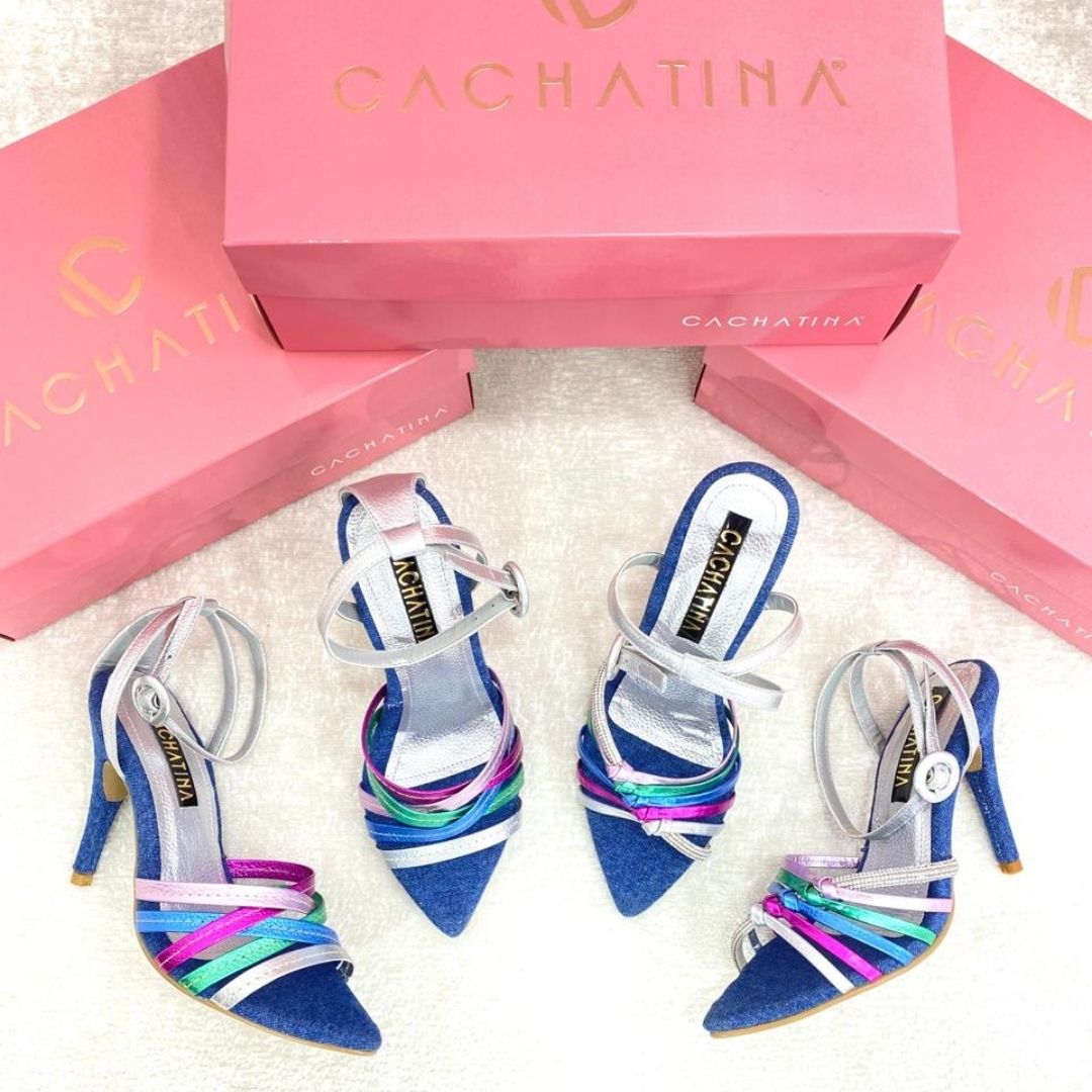 TACÒN - JACINTO - 8.5 - JEAN OSCURO X COLORES - CALZADO CACHATINA