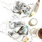 TACÒN - JAIDUNIX - 7.5 - CUERO PLATEADO - CALZADO CACHATINA