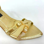 TACÒN - JANSET - 5.5 - CUERO DORADO - CALZADO CACHATINA