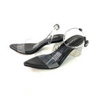 CALZADO CACHATINA - TACON MUJER - JASIRA - CUERO NEGRO - ALTURA 5.5 (7 CM)
