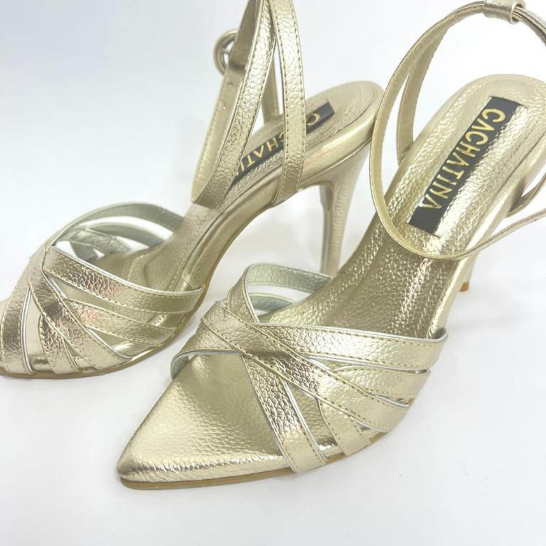TACÒN - JEBRALIA - 7.5 - CUERO DORADO - CALZADO CACHATINA