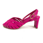TACÒN - JEBRANE - 5.5 - CUERO FUCSIA - CALZADO CACHATINA