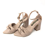 TACÒN - KALENIA - 7.5 - CUERO TAUPE - CALZADO CACHATINA