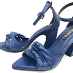 TACÒN - KALENIA - 7.5 - CUERO AZUL NOCHE - CALZADO CACHATINA