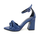 TACÒN - KALENIA - 7.5 - CUERO AZUL NOCHE - CALZADO CACHATINA