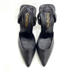 KAPRINA - CALZADO CACHATINA - ESTILETO MUJER - CUERO DEJAVU NEGRO - TACON 8.5 (11 CM)