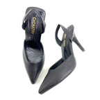 KAPRINA - CALZADO CACHATINA - ESTILETO MUJER - CUERO DEJAVU NEGRO - TACON 8.5 (11 CM)