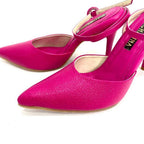 TACÒN - KENEL - 8.5 - CUERO FUCSIA - CALZADO CACHATINA