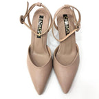 TACÒN - KENSY - 7.5 - CUERO DEJAVU TAUPE - CALZADO CACHATINA