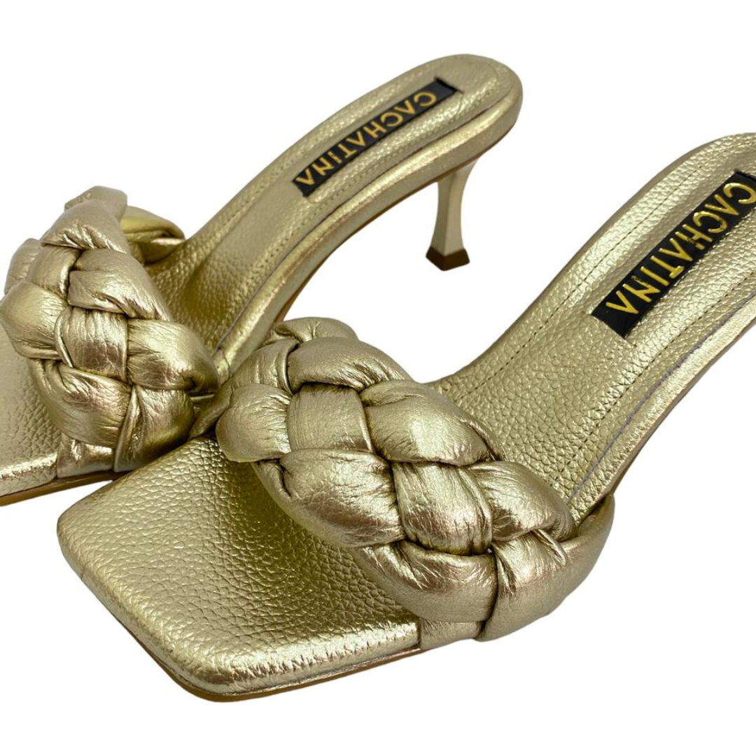 TACÒN - KIM - 5.5 - CUERO DORADO - CALZADO CACHATINA