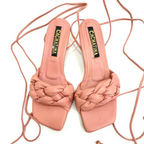 CALZADO CACHATINA - TACON MUJER - KIMY - CUERO NUDE - ALTURA 3.5 (5 CM)