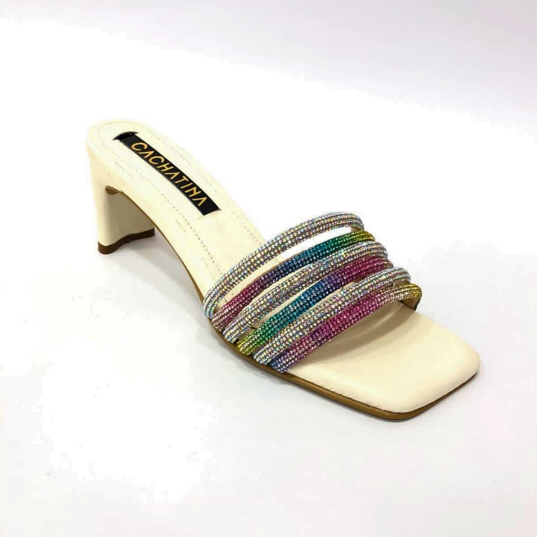 TACÒN - LAZARA - 5.5 - CUERO TALCO X ARCOIRIS - CALZADO CACHATINA