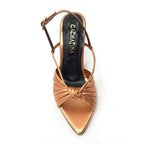 TACÒN - LIDON - 8.5 - CUERO BRONCE - CALZADO CACHATINA