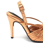 TACÒN - LIDON - 8.5 - CUERO BRONCE - CALZADO CACHATINA