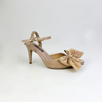 LONDON - CALZADO CACHATINA - ESTILETO MUJER - CUERO CHAROL TAUPE - TACON 7.5 (10 CM)