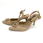 LORELAY - CALZADO CACHATINA - ESTILETO MUJER - CUERO TAUPE - TACON 8.5 (11 CM)