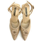 LORELAY - CALZADO CACHATINA - ESTILETO MUJER - CUERO TAUPE - TACON 8.5 (11 CM)