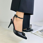 LORELAY - CALZADO CACHATINA - ESTILETO MUJER - CUERO NEGRO - TACON 8.5 (11 CM)